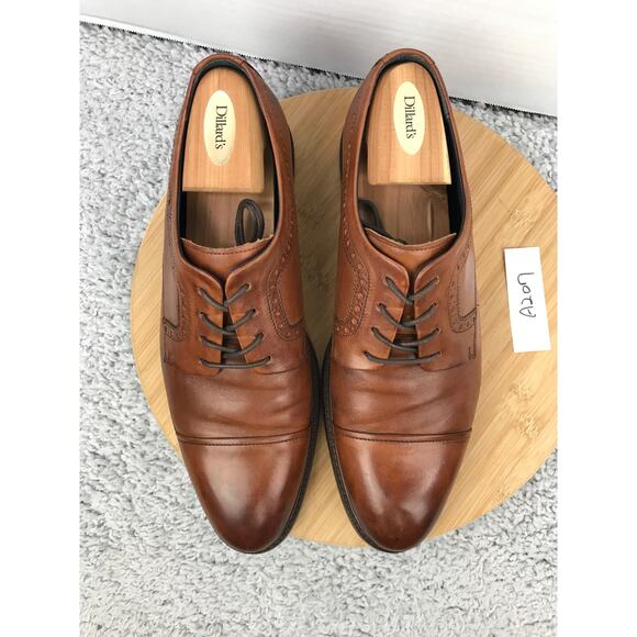 Cole Haan Men 11M Buckland Grand Os Brown Cap Toe Brogue Oxford Daily Dress Shoe main image 6